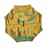 Egyptian Pattern Windproof Reverse Umbrella