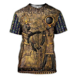 3D Printed Plus Size Ancient Egyptian Goddess T Shirt