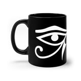 Eye of Ra Black Mug 11oz