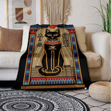 Egyptian God themed throw blanket Super Soft