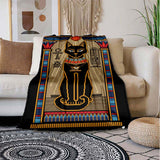 Egyptian God themed throw blanket Super Soft