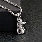 Head of Anubis Charms Egyptian Necklace Men Jewelry