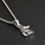 Head of Anubis Charms Egyptian Necklace Men Jewelry