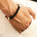 Root Chakra Natural 8mm Wooden Beaded Braclet