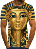 Egyptian Pharaoh Men's Fashions T Shirts 3D Printed