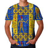 Ancient Egyptian Gods Face 3d Print T-shirt