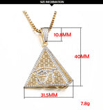 Egyptian Pyramid Necklaces