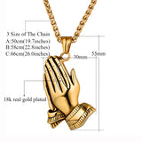Prayer Hands Necklace